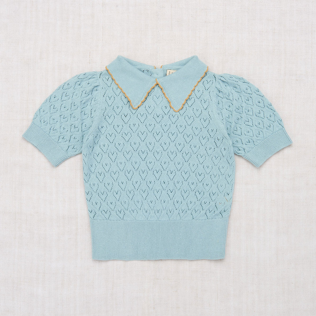 Misha and Puff knitwear Misha and Puff Steel Blue Joanne Blouse
