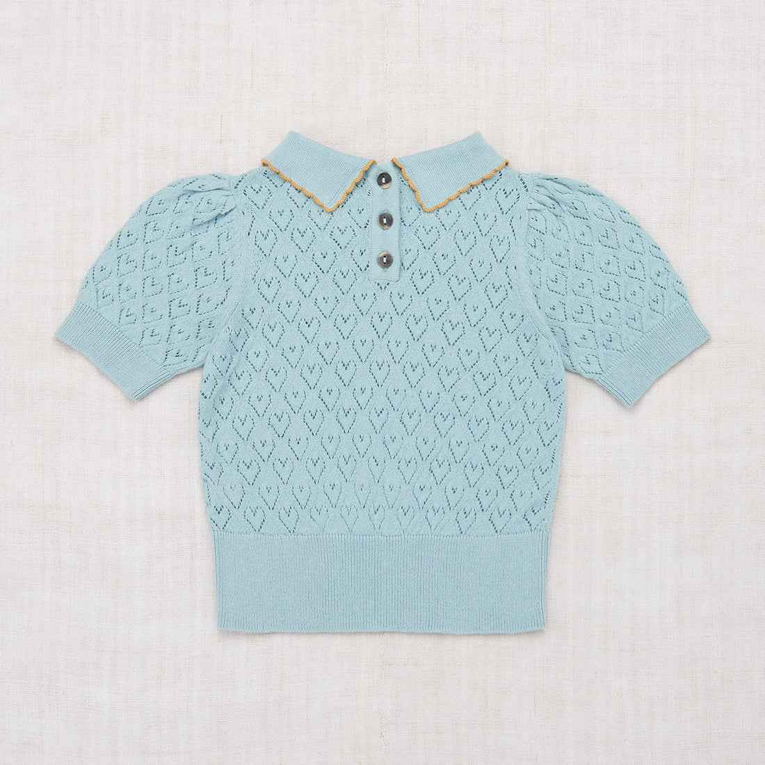 Misha and Puff knitwear Misha and Puff Steel Blue Joanne Blouse