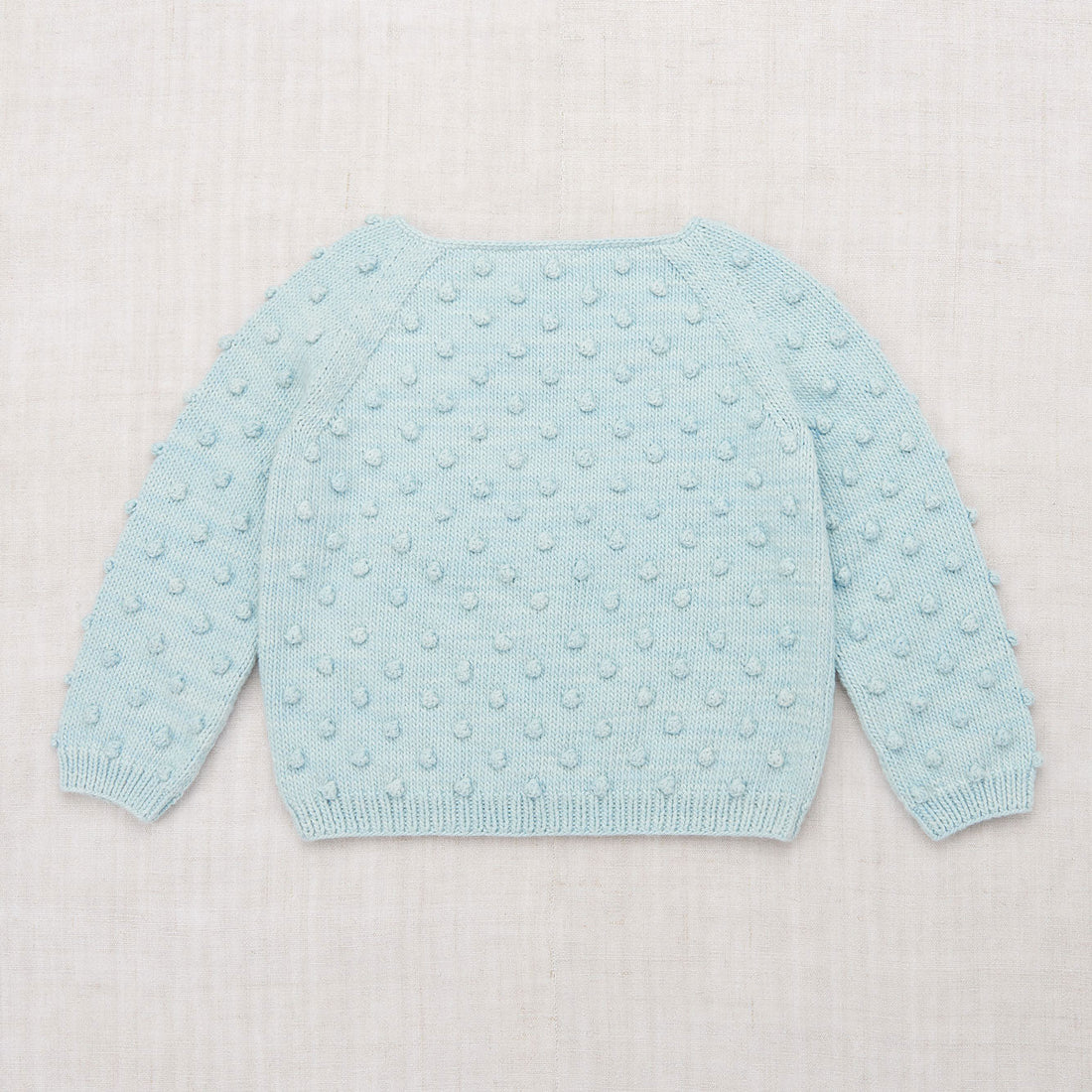 Misha and Puff knitwear Misha and Puff Steel Blue Summer Popcorn Sweater
