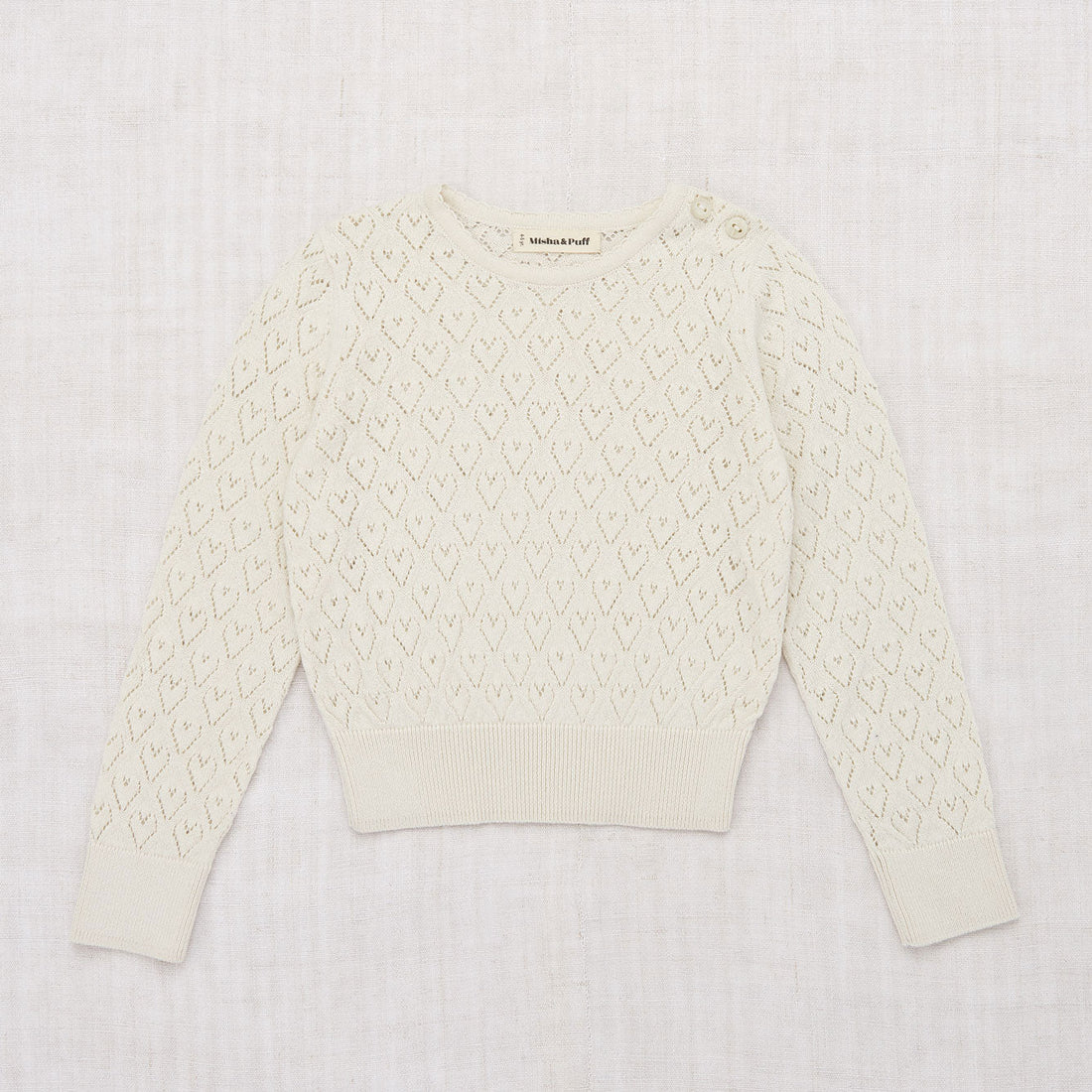 Misha and Puff knitwear Misha and Puff Winter Cream Priscilla Pullover