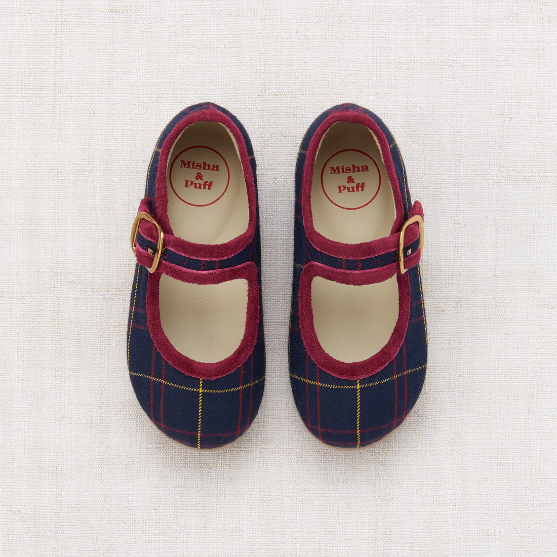 Misha and Puff Mary Jane Shoe - Cranberry