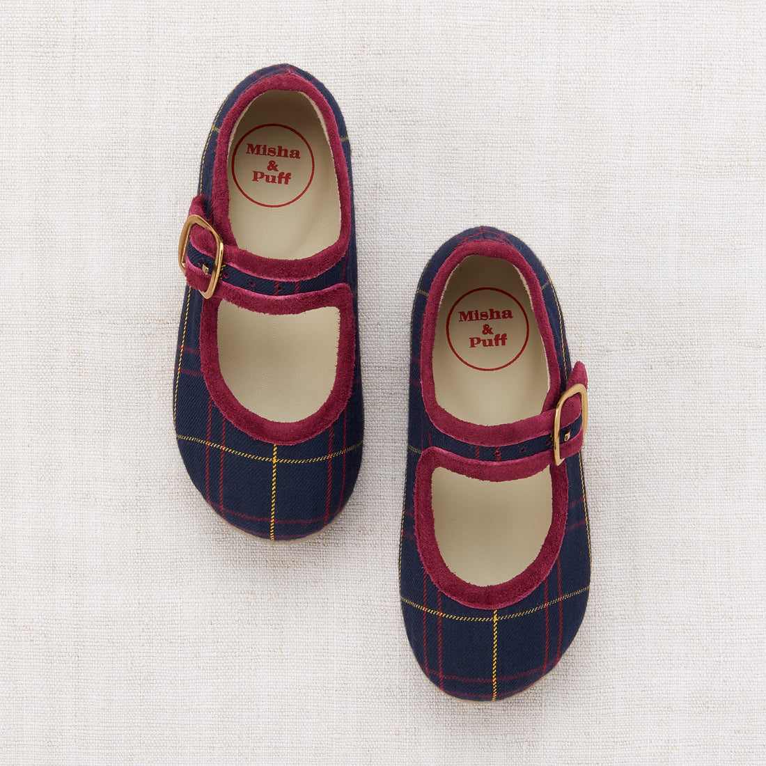 Misha and Puff Mary Jane Shoe - Cranberry