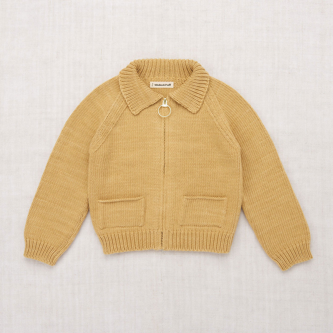 Misha and Puff Root Zip Knit Cardigan