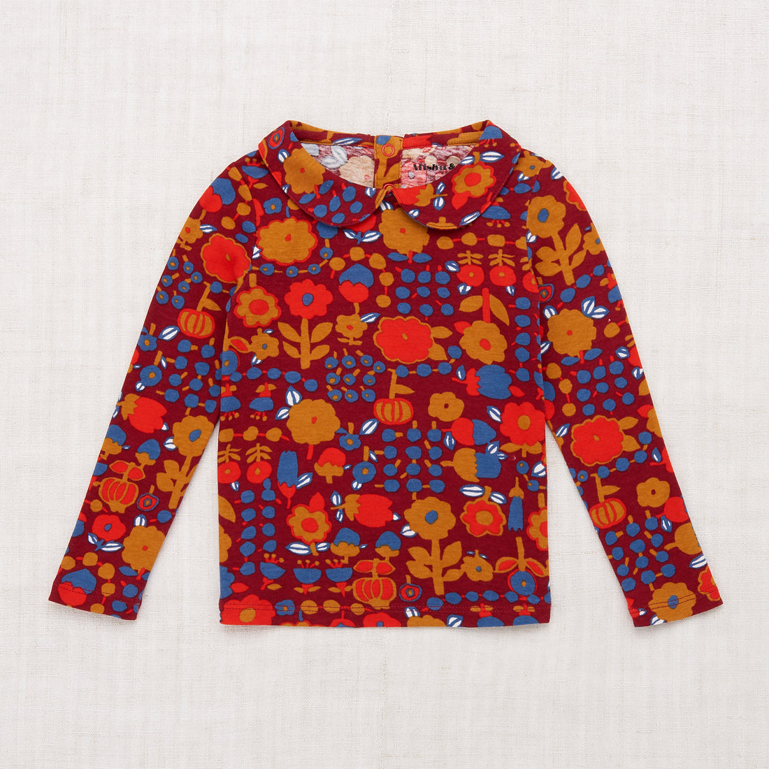 Misha and Puff Peter Pan Top - Cranberry Playground