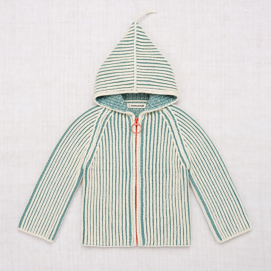 Misha and Puff Dusty Blue Plum Island Beach Jacket
