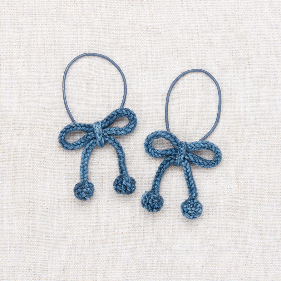 Misha and Puff Popcorn Bow Elastic Set - Dusk
