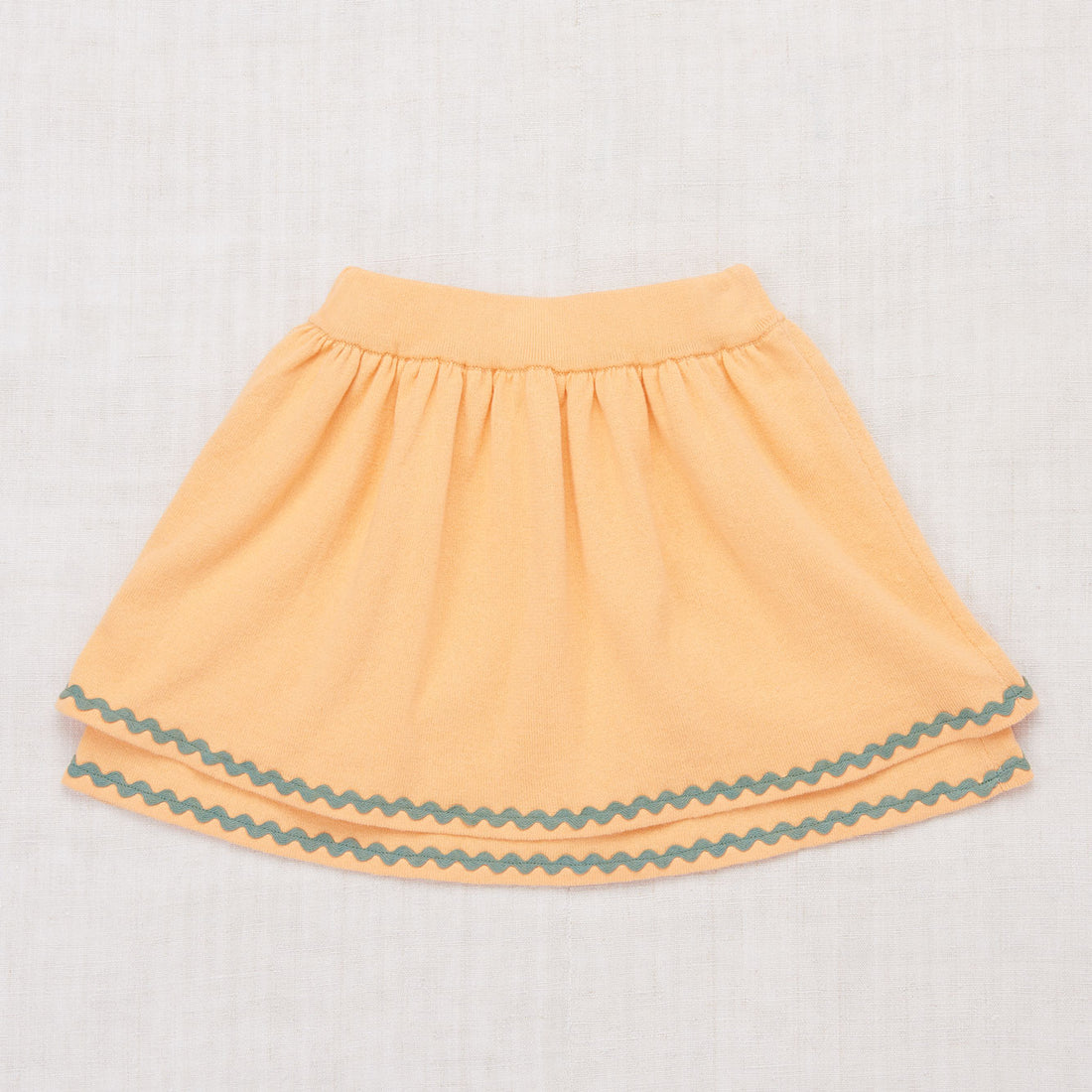 Misha and Puff Peach/Dusty Blue Tiered Skirt