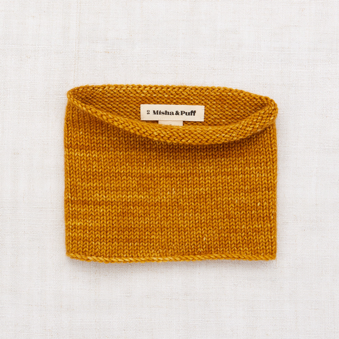 Misha and Puff Rolled Cowl - Marigold
