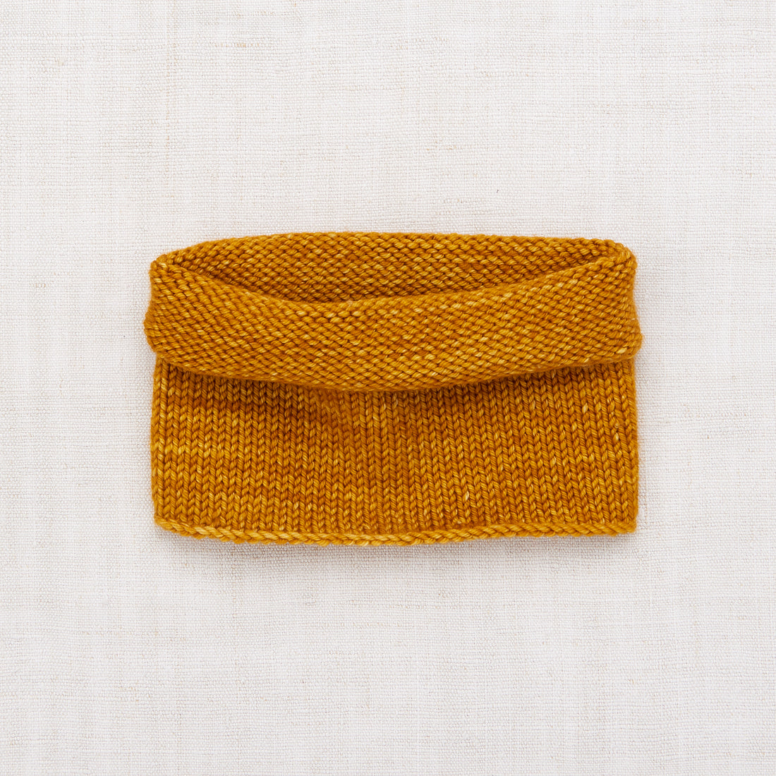 Misha and Puff Rolled Cowl - Marigold