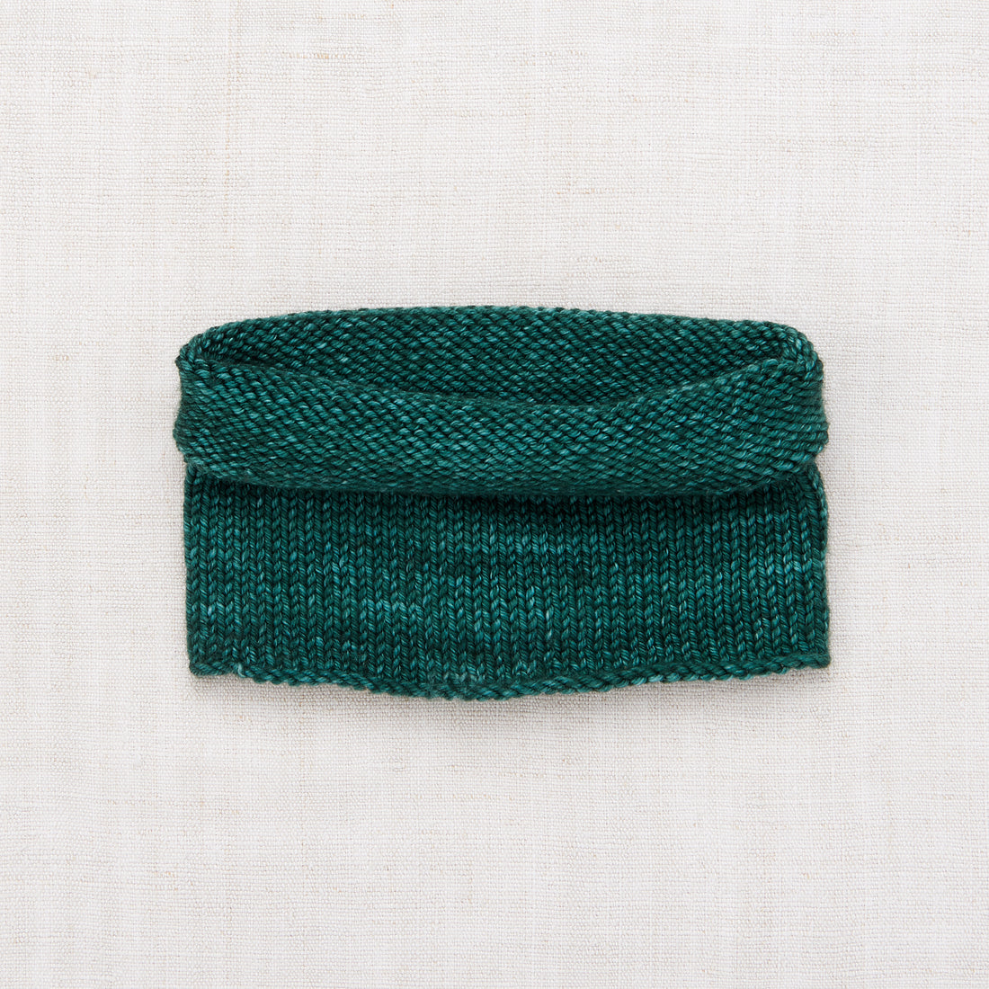 Misha and Puff Rolled Cowl - Peacock