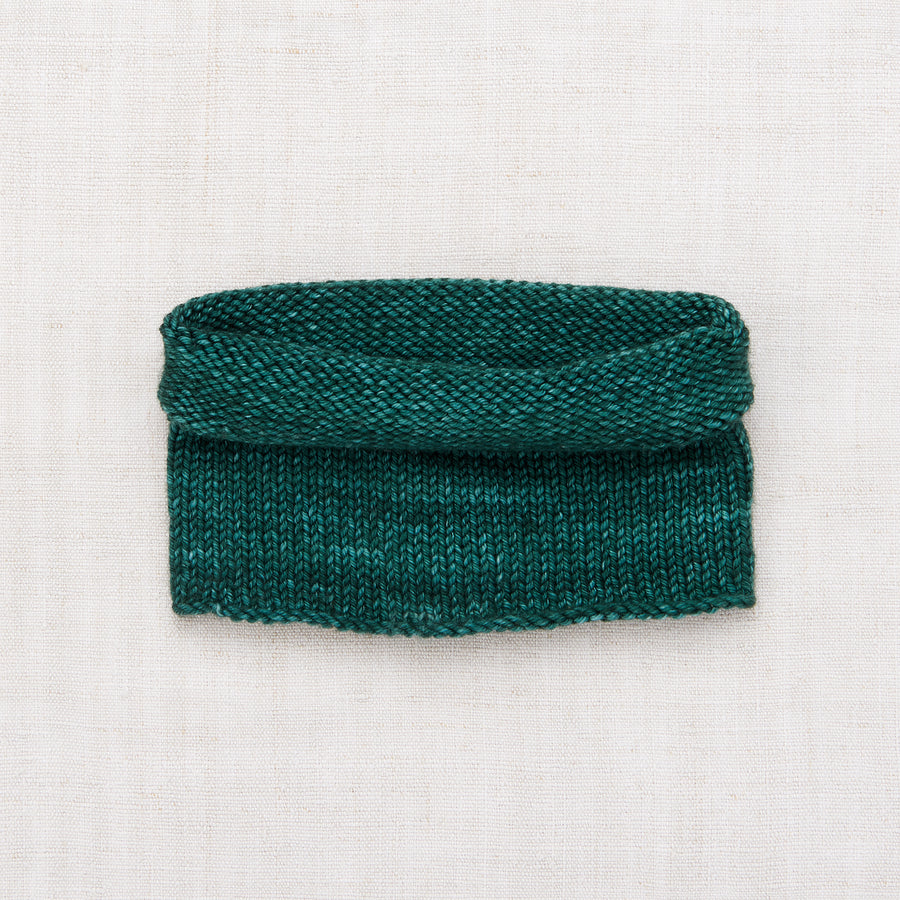 Misha and Puff Rolled Cowl - Peacock