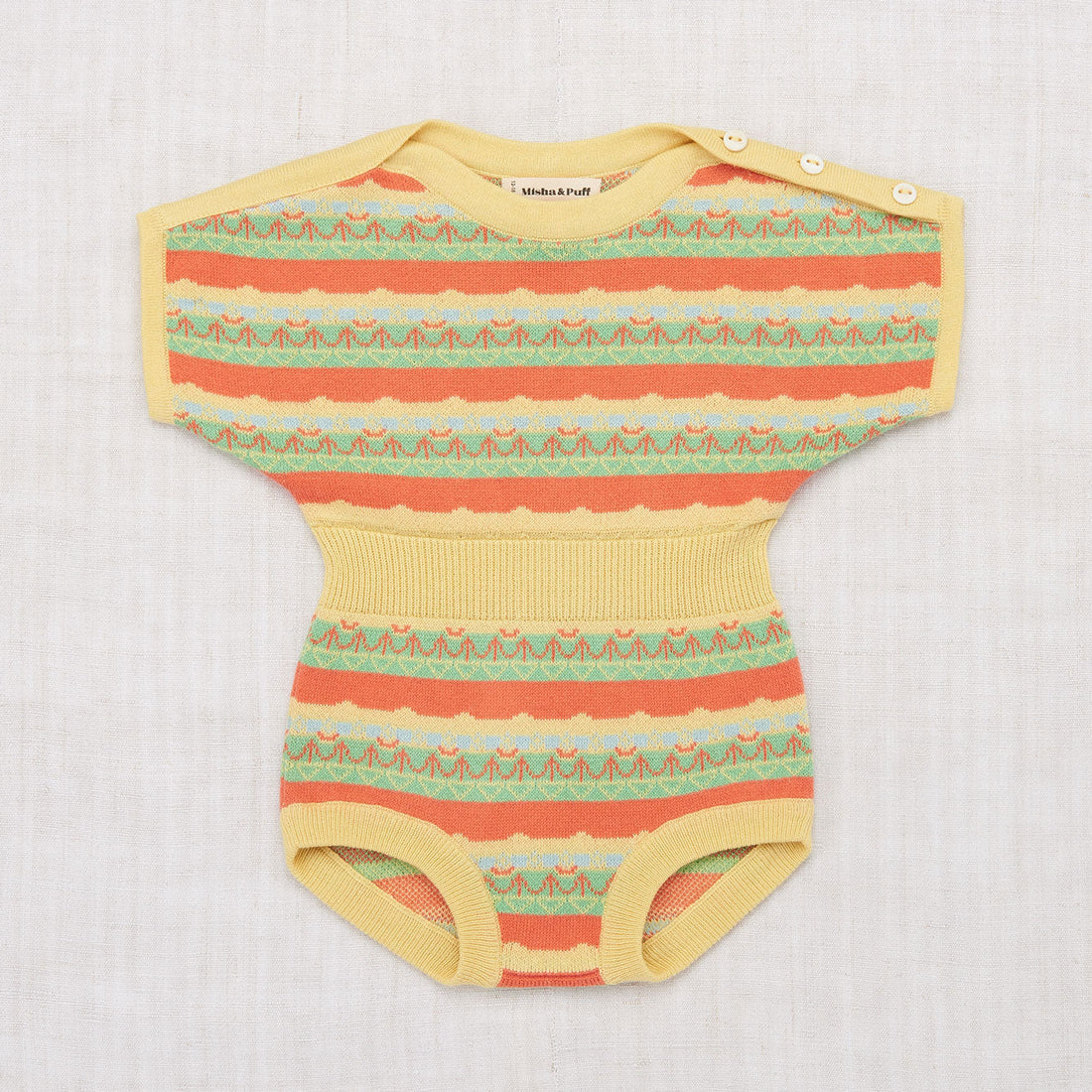 Misha and Puff rompers Misha and Puff Melon Fairground Short Sleeve Onesie