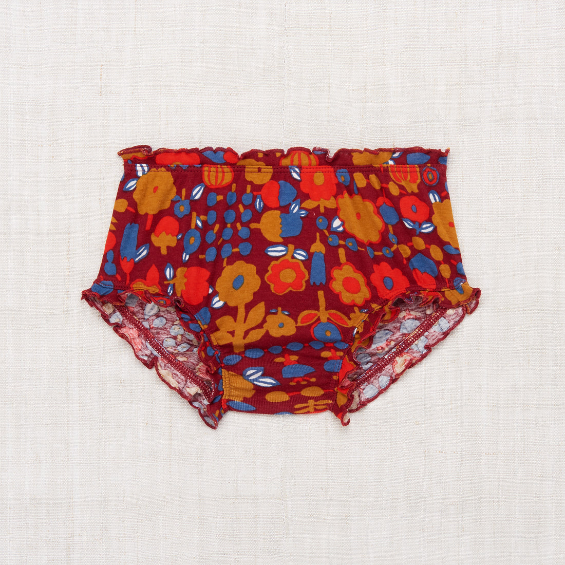 Misha and Puff Ruffle Brief - Cranberry Playground