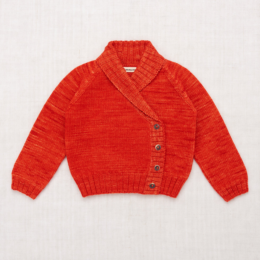 Misha and Puff Saltwater Cardigan - Red Flame – Ladida 