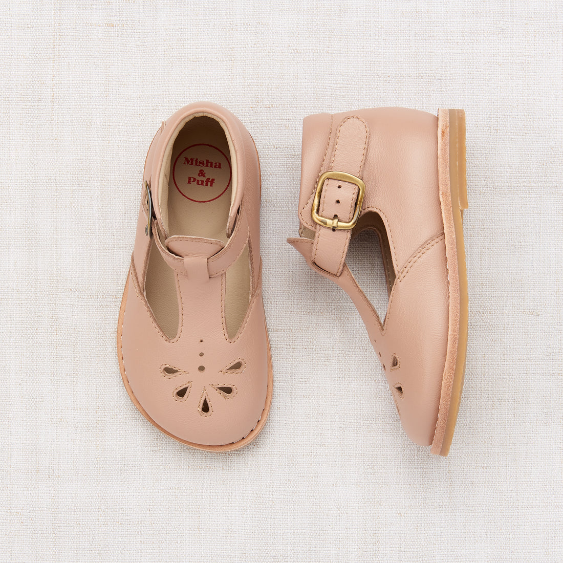 Misha and Puff School Shoes - Dune