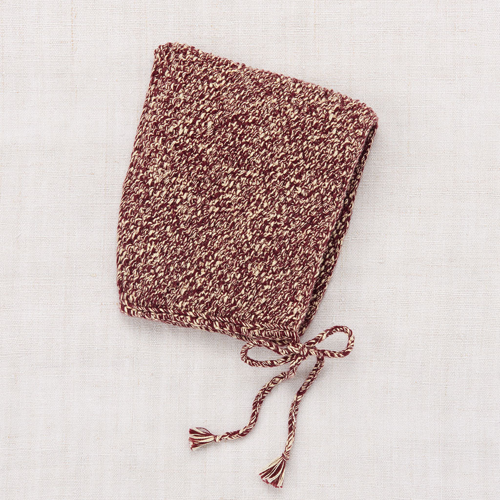 Misha & Puff Burgundy Sea Breeze Bonnet