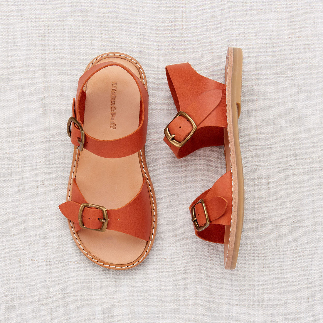 Misha and Puff shoes Misha and Puff Melon Double Buckle Sandal