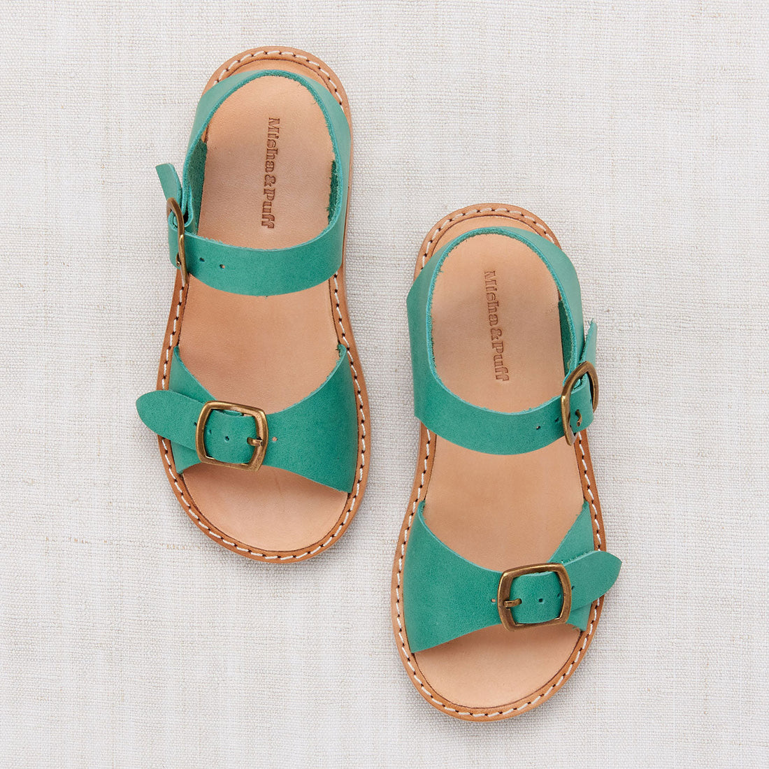Misha and Puff shoes Misha and Puff Peapod Double Buckle Sandal