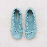 Misha and Puff shoes Misha and Puff Steel Blue Ballet Moccasin
