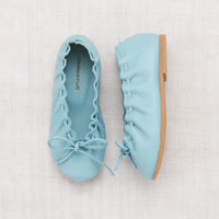Misha and Puff shoes Misha and Puff Steel Blue Ballet Moccasin