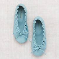 Misha and Puff shoes Misha and Puff Steel Blue Ballet Moccasin
