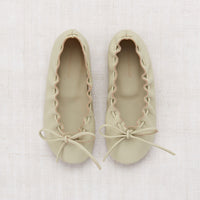Misha and Puff shoes Misha and Puff Winter Cream Ballet Moccasin