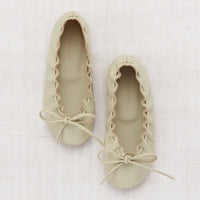 Misha and Puff shoes Misha and Puff Winter Cream Ballet Moccasin