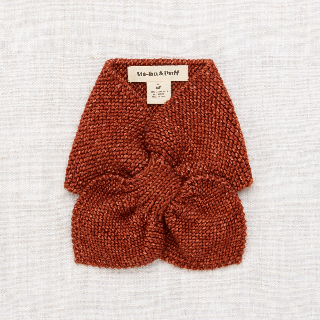 Misha and Puff Sledding Scarf - Henna