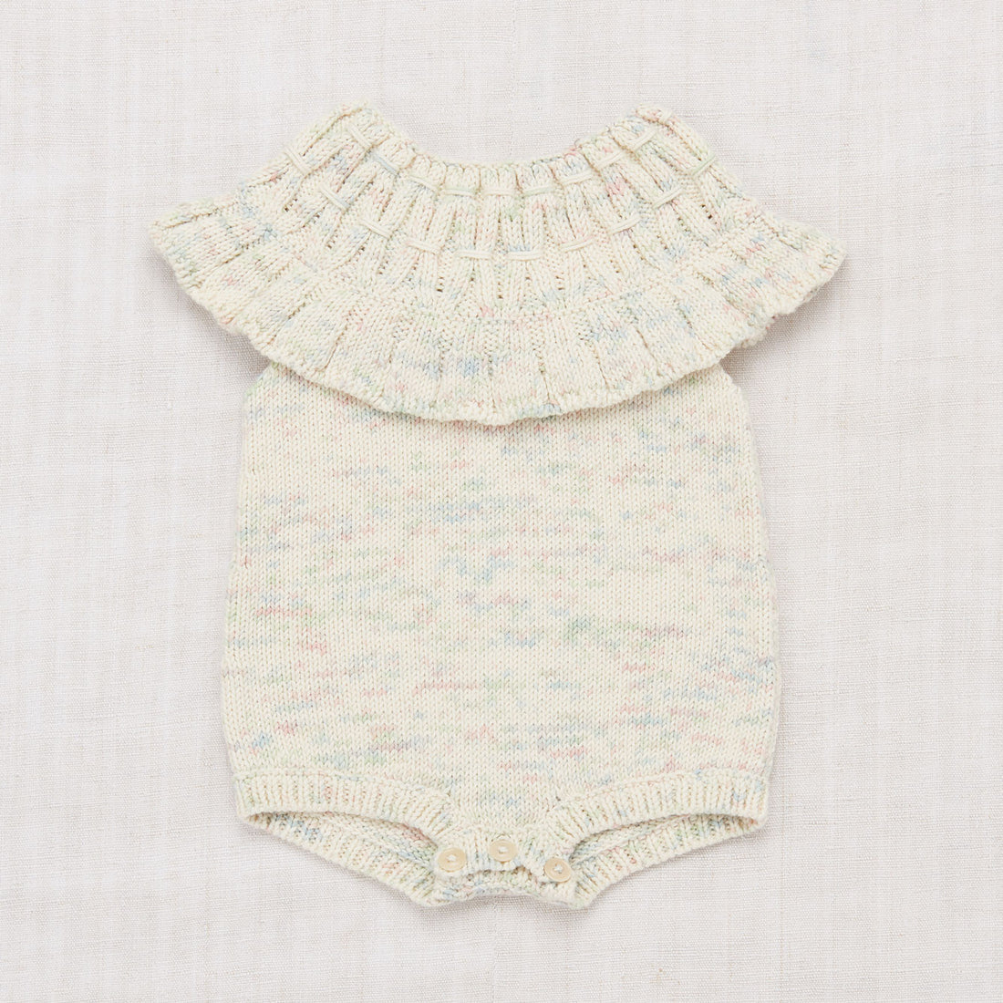 Misha and Puff Faded Space Dye Smocked Romper