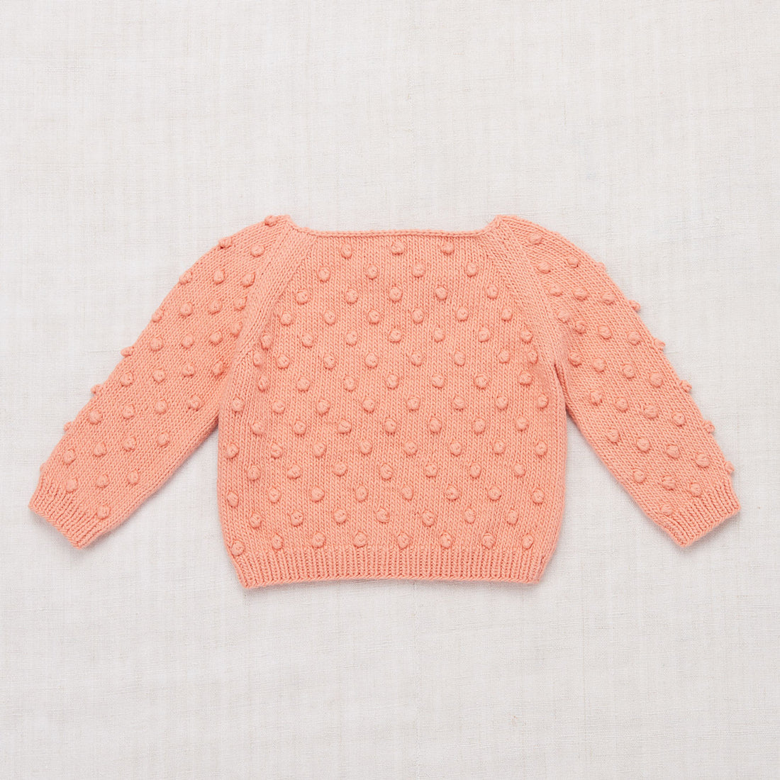 Misha and Puff Coral Summer Popcorn Sweater