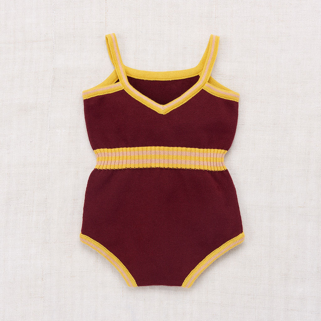 Misha & Puff Burgundy Swimming Costume