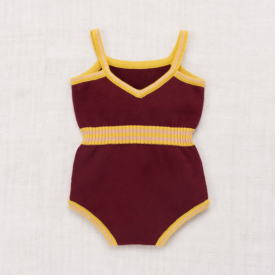 Misha & Puff Burgundy Swimming Costume