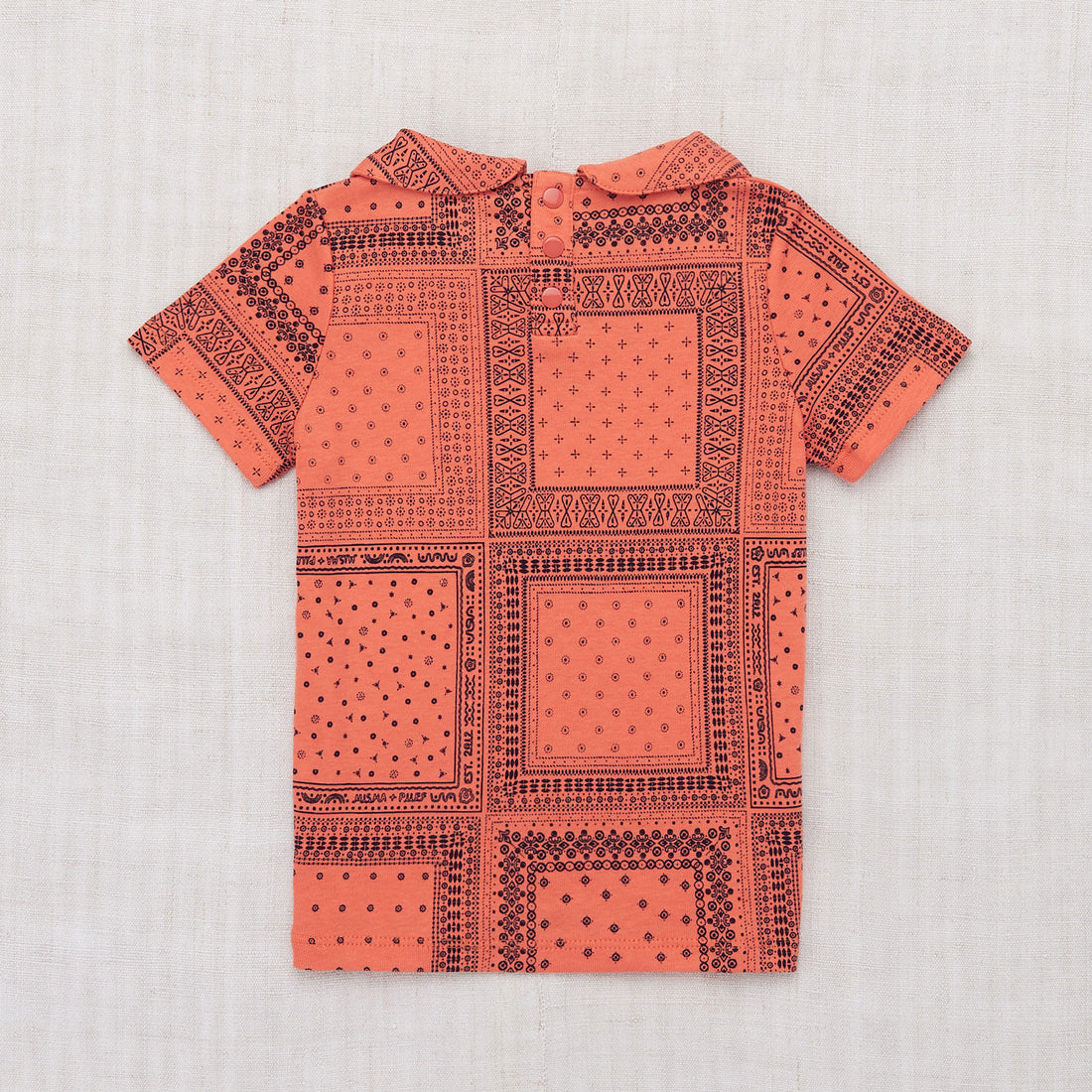 Misha and Puff tees Misha and Puff Melon Patchwork Bandana Collar Tee