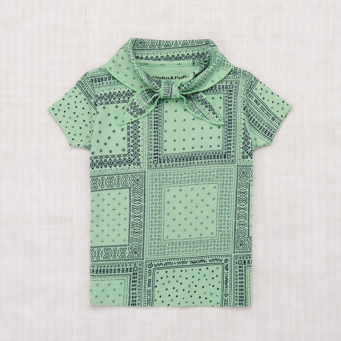 Misha and Puff tees Misha and Puff Peapod Patchwork Bandana Scout Tee