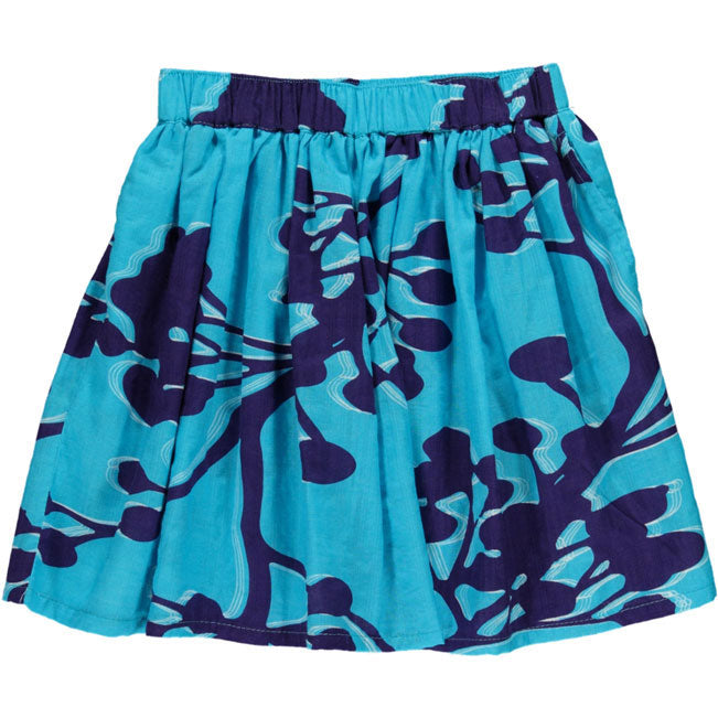 Maan Blue Printed Missy Skirt