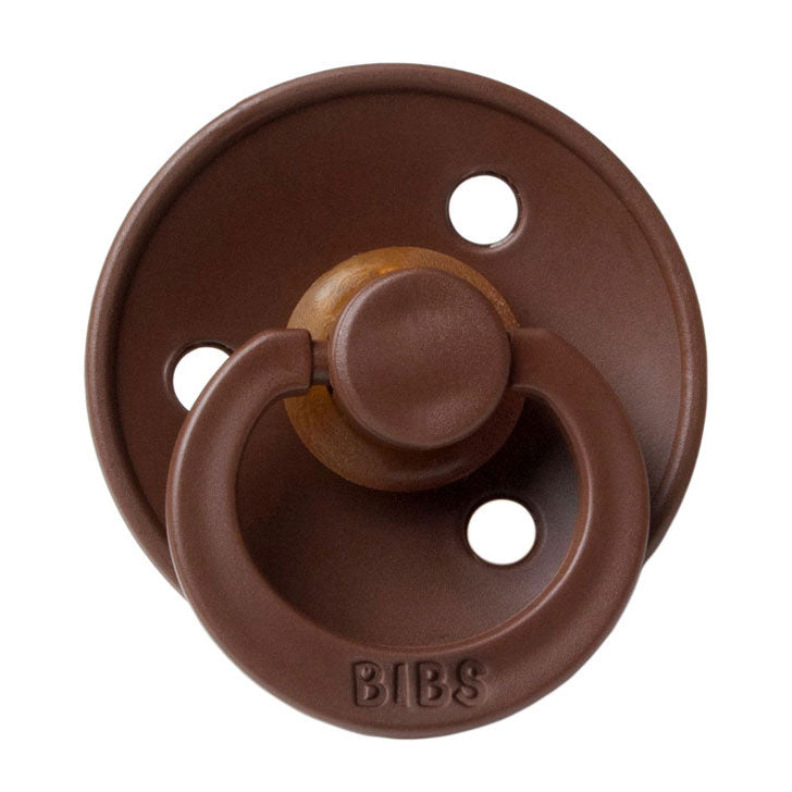 Mushie Mocha Bibs Pacifier