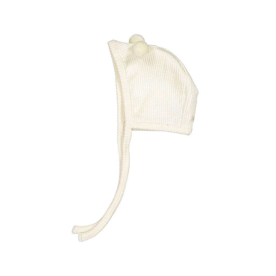 Monbebe accessories OS Monbebe Cream Rib Bell Bonnet