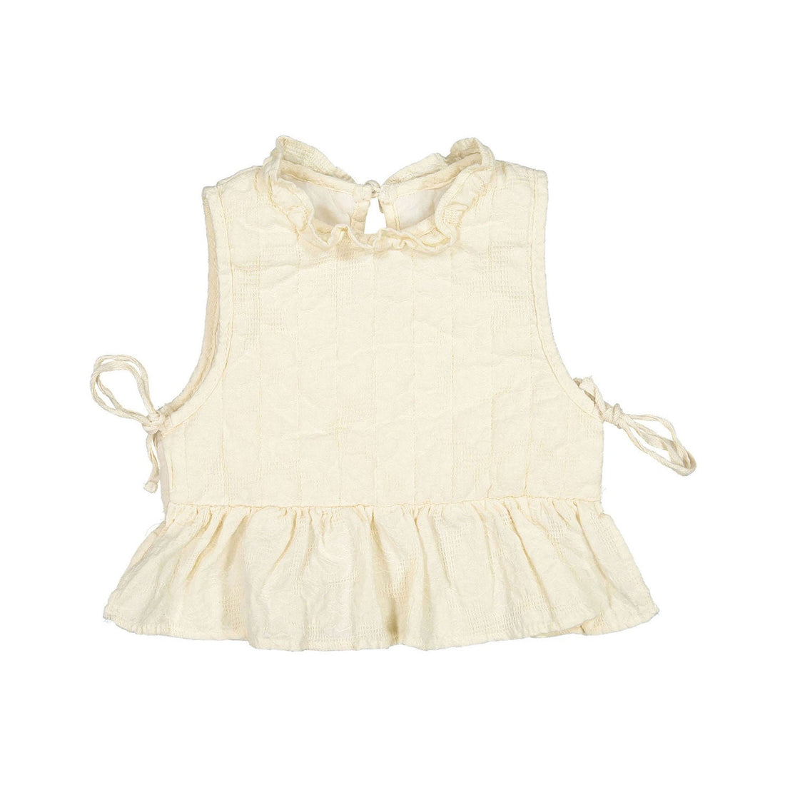 Monbebe Outerwear Monbebe Cream Romance Vest