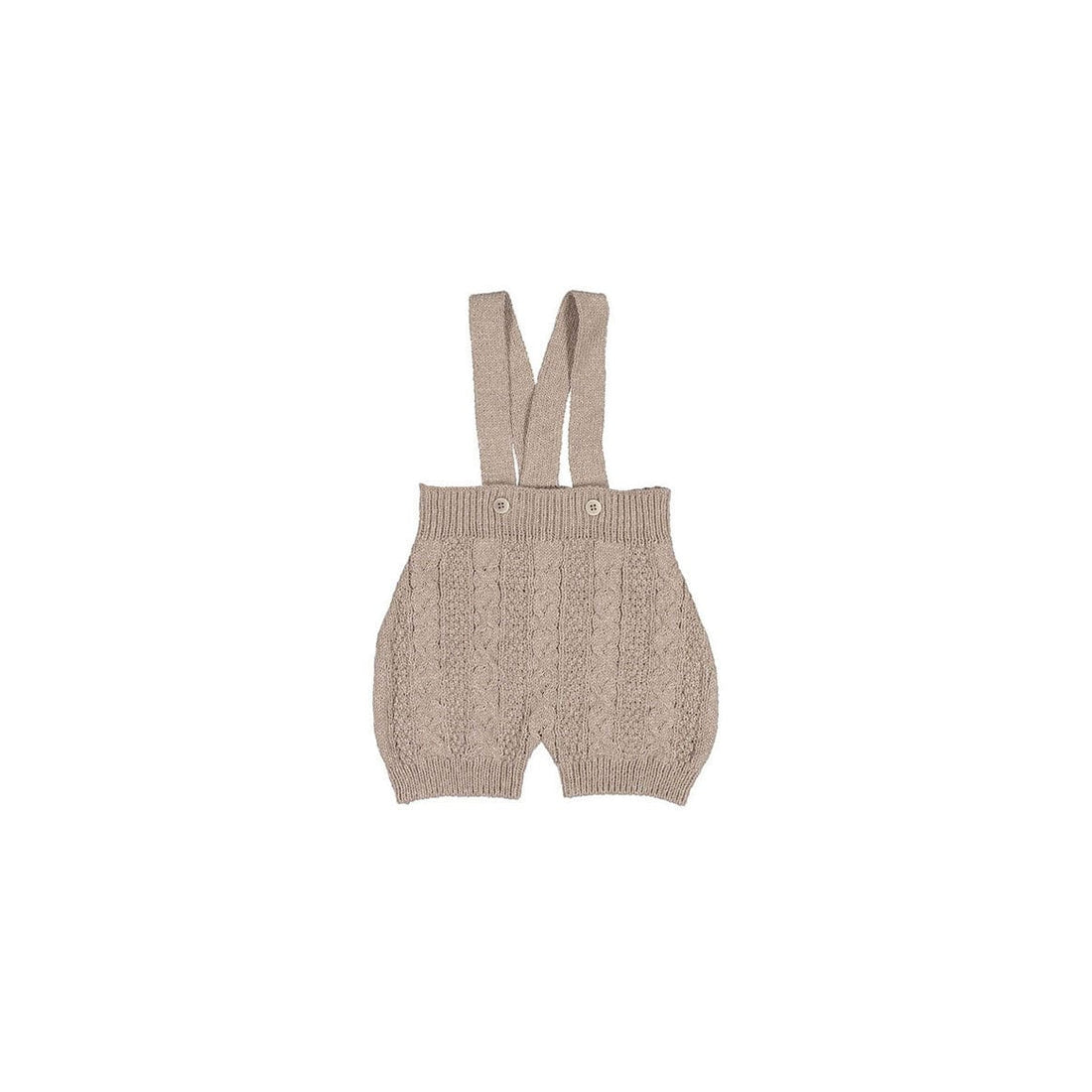Monbebe rompers MONBEBE Brown Twist Knit Bodysuit