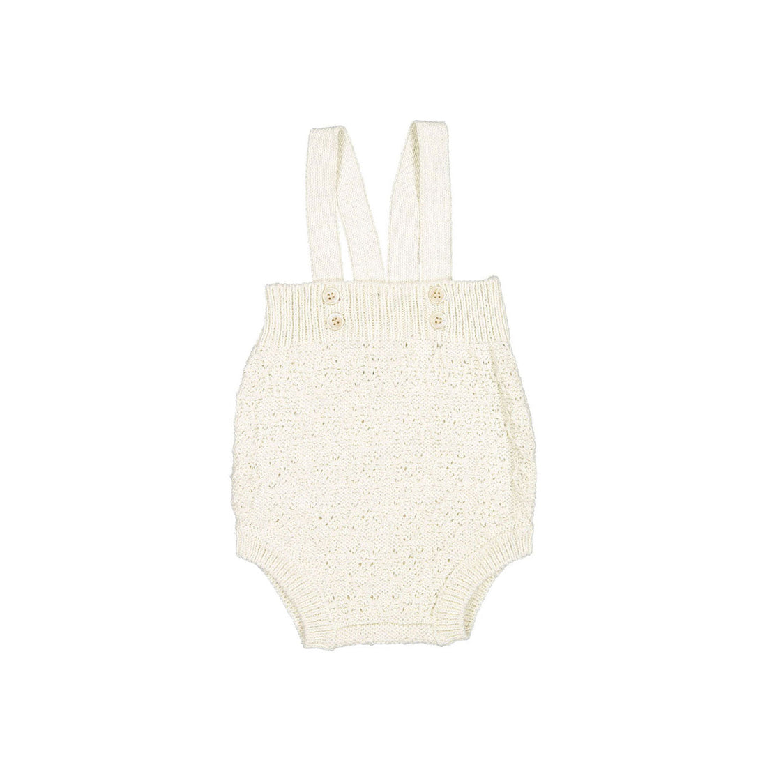 Monbebe rompers Monbebe Cream Jade Knit Romper