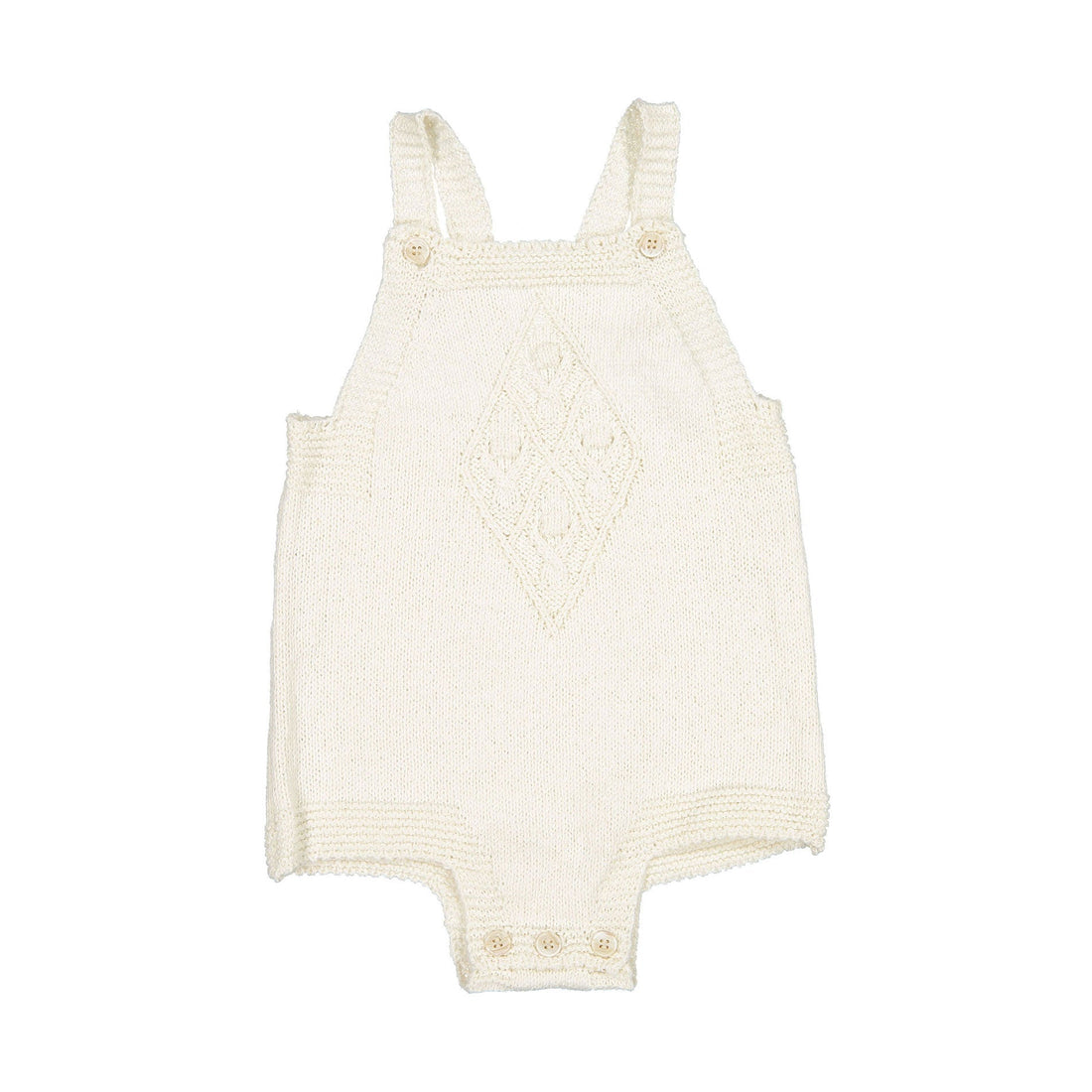 Monbebe rompers Monbebe Cream Louis Knit Romper