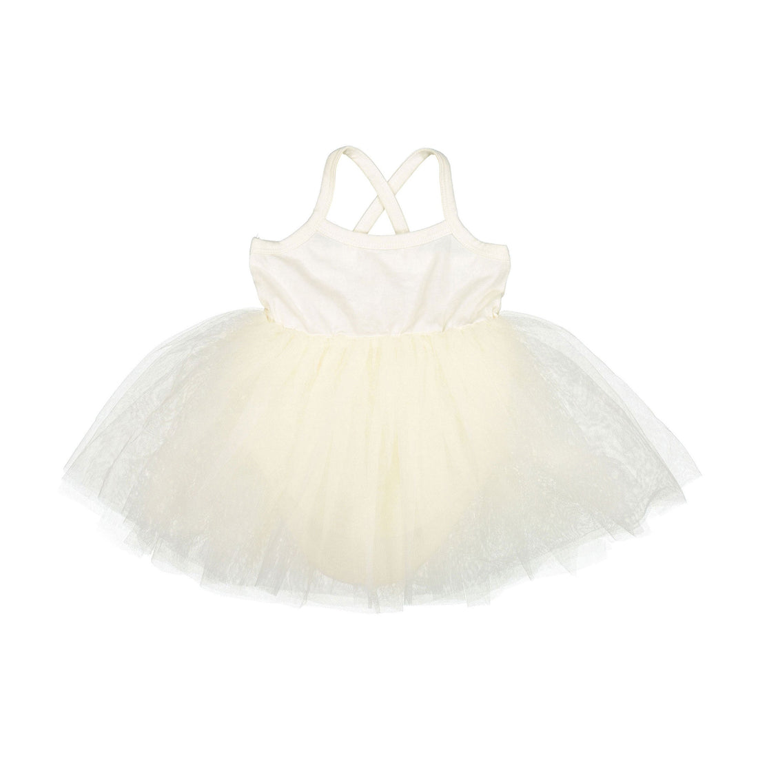 Monbebe rompers Monbebe Cream Tutu Romper
