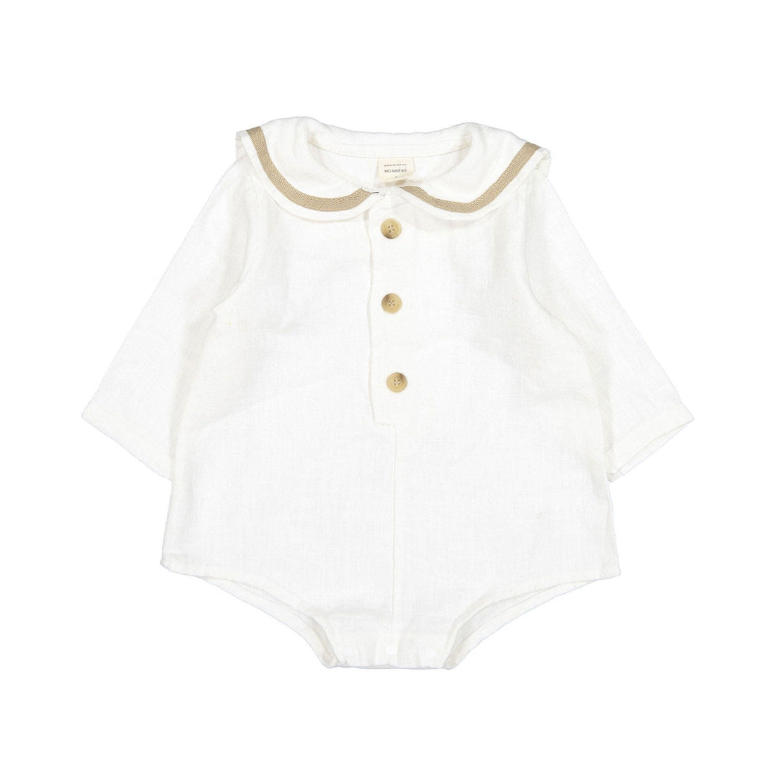 Monbebe rompers Monbebe Ivory Sailor Romper