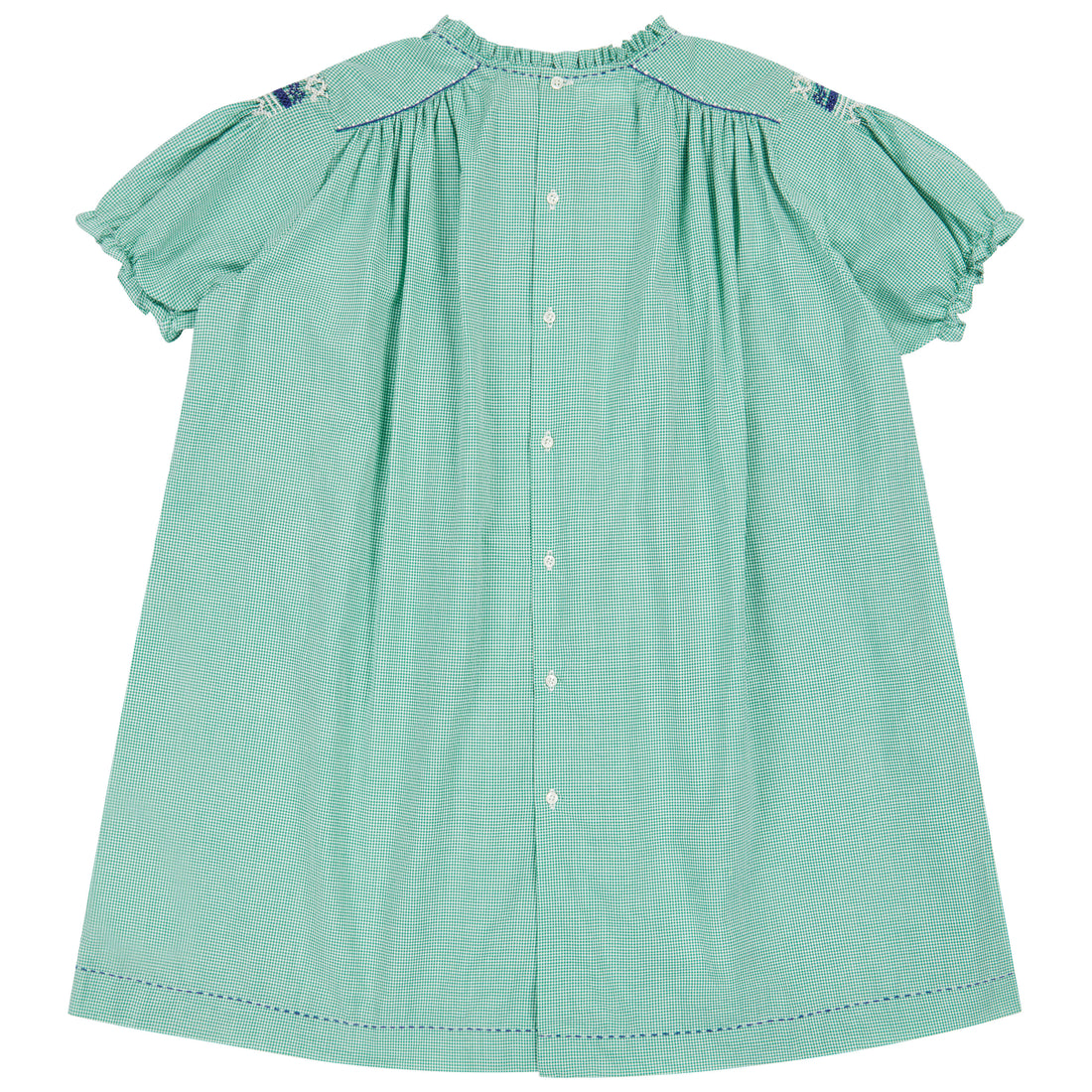 Caramel Green Gingham Moringa Dress