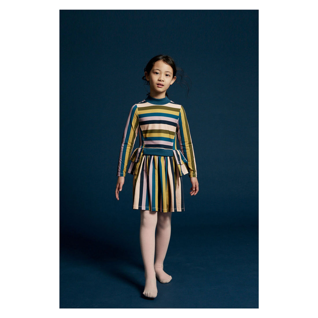 The Middle Daughter Multi-Stripe Moving On  Dress