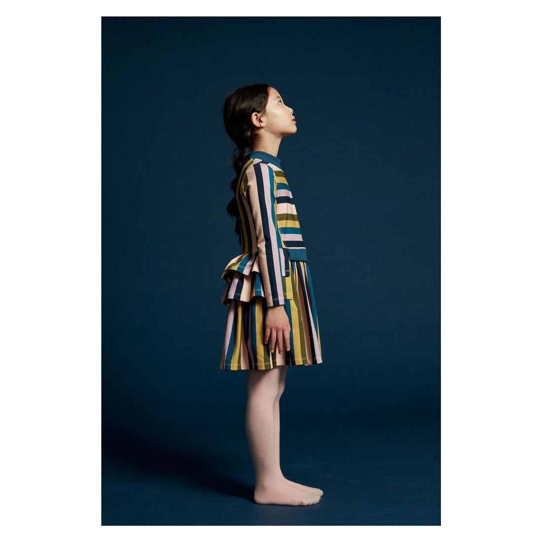 The Middle Daughter Multi-Stripe Moving On  Dress