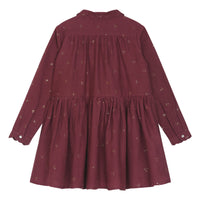 Emile et Ida Marine Cherry Stamped Dress