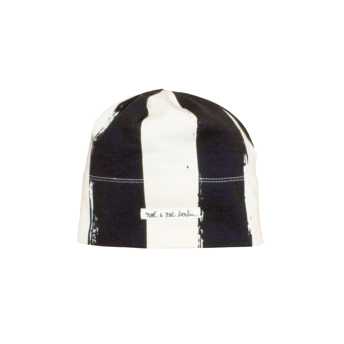 Noe Zoe Black XL Stripes Baby Beanie