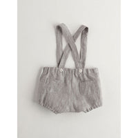 Nanos bottoms Nanos Grey Linen Suspender Bloomers