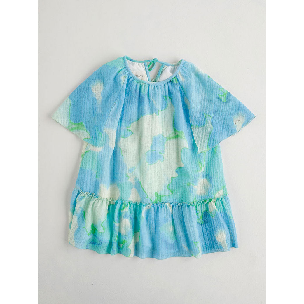 Nanos dresses Nanos Turquoise Floral Dress